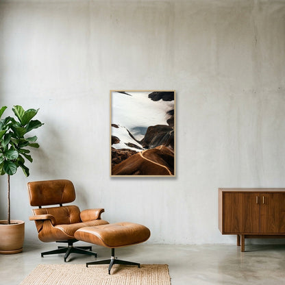 Hálendi — 60×80cm, 24×31" Oak Frame
