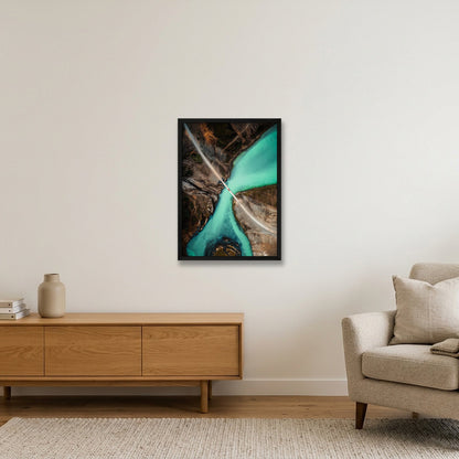 Hvítá — 42×59cm, 17×23" Black Frame